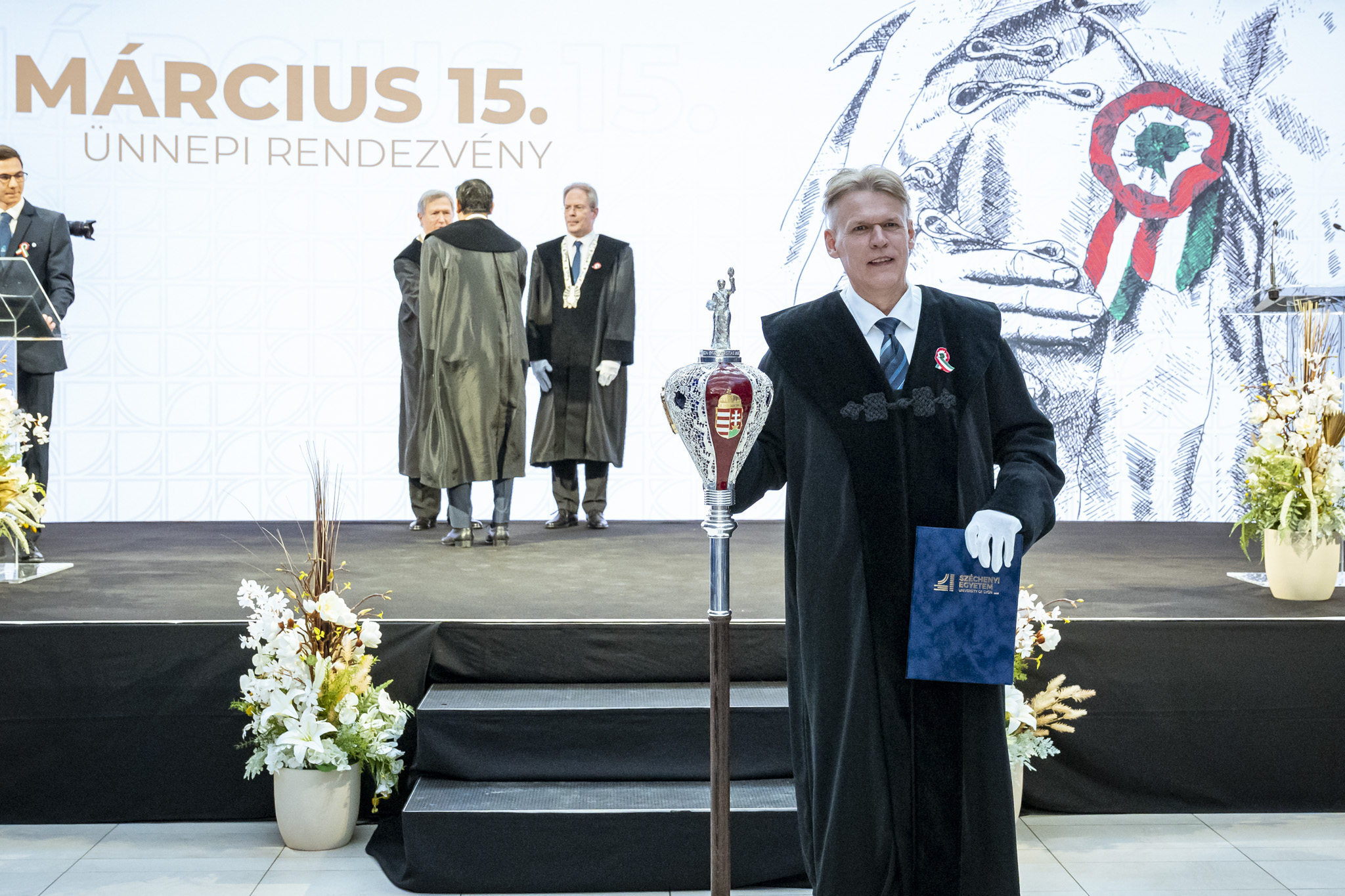 Doctoral gallery: The ceremony was completed by the conferral of doctoral degrees (Photo: András Adorján, Gergely Nagy / Széchenyi István University)